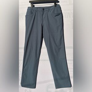 lululemon ABC Classic Pant Men Iron Blue IRBU 30” inseam 31” waist